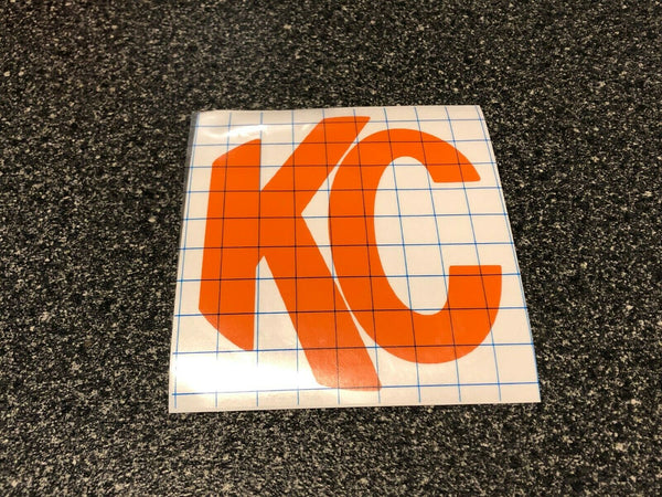 2x KC Hilites Logo 5328 FLEX ERA1 Era 1 Overlay Vinyl Decal Sticker Light Cover