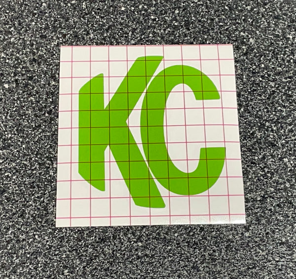 2x KC Hilites Logo 5328 FLEX ERA1 Era 1 Overlay Vinyl Decal Sticker Light Cover