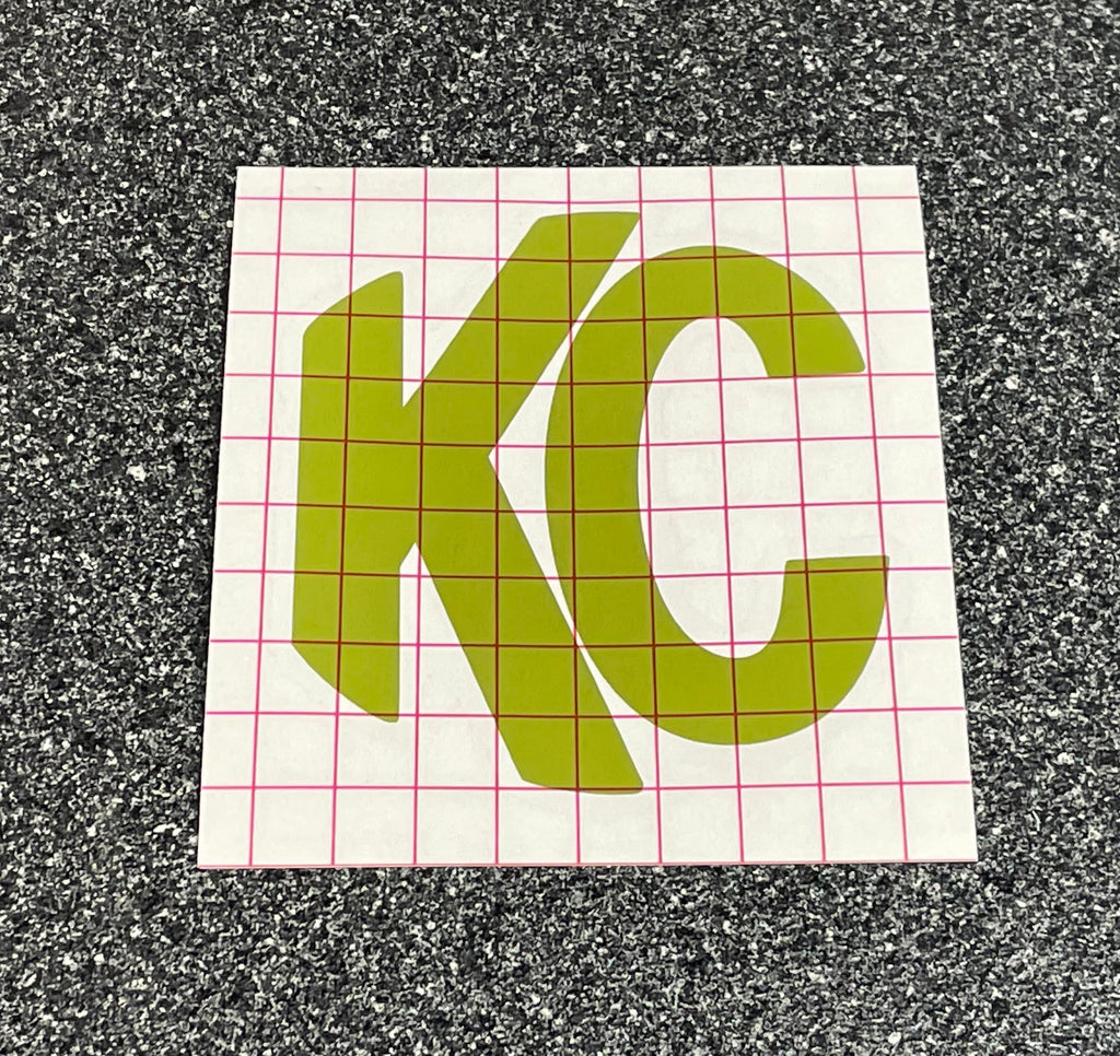 2x KC Hilites Logo 5328 FLEX ERA1 Era 1 Overlay Vinyl Decal Sticker Li ...