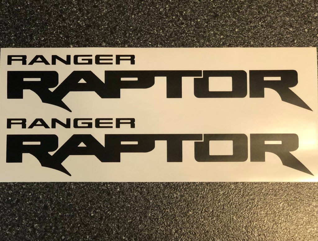 2x Ford Ranger Raptor Logo Vinyl Decal Sticker 24
