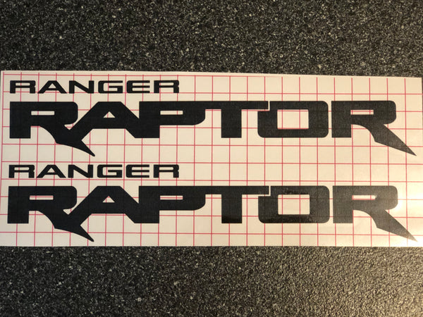 2x Ford Ranger Raptor  Logo Vinyl Decal Sticker 24" or 12"