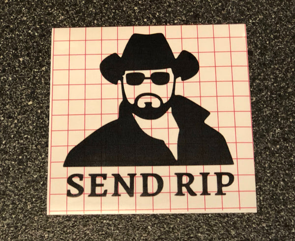 Send Rip Vinyl Decal Sticker 3" 5" 8" 12"