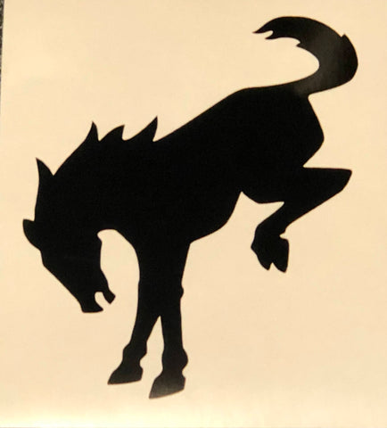 New Bronco Horse Logo Vinyl Sticker Decal 2" 4" 6" 8" 10" 12" Multiple Colors