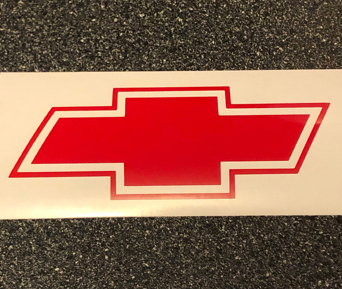 Chevy Bowtie Emblem Red