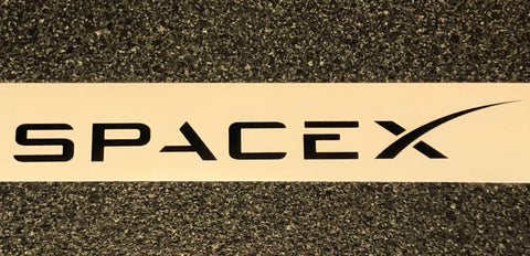 Space X Vinyl Sticker Decal 4" 6" 8" 10" 12" 16" 20" 24" Multiple Colors