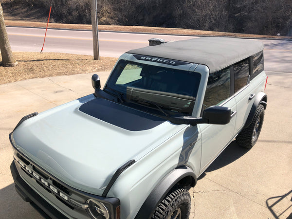 Bronco Hood Cowl Vinyl Decal Sticker