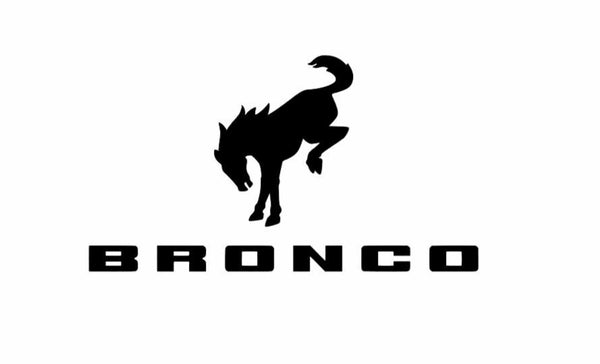 Bronco Bottom Horse Iron On Heat transfer Vinyl HTV Decal 4" 6" 8" 10" 12" Ford Multiple Colors