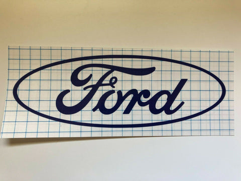 Ford Logo Vinyl Sticker Decal 4" 6" 8" 10" 12" 16" 20" 24" 30" Colors