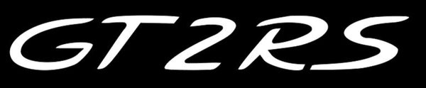 2x GT2RS Logo Vinyl Sticker Decal 4" 6" 8" 10" 12" 16" 20" 24" Colors