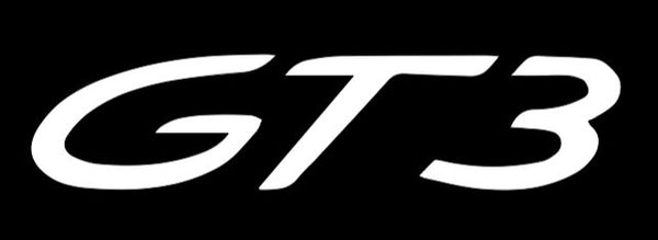 2x GT3 Logo Vinyl Sticker Decal 4" 6" 8" 10" 12" 16" 20" 24" Colors