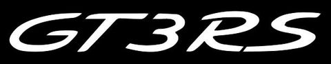 2x GT3RS Logo Vinyl Sticker Decal 4" 6" 8" 10" 12" 16" 20" 24" Colors