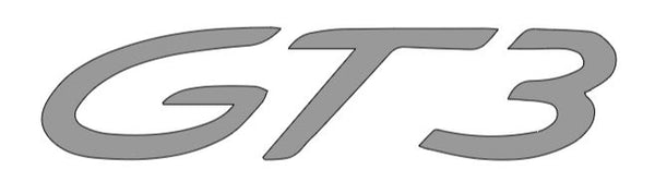 2x GT3 Logo Vinyl Sticker Decal 4" 6" 8" 10" 12" 16" 20" 24" Colors