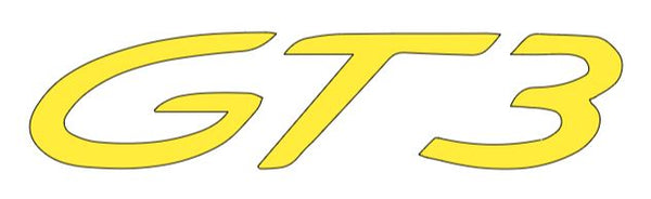 2x GT3 Logo Vinyl Sticker Decal 4" 6" 8" 10" 12" 16" 20" 24" Colors