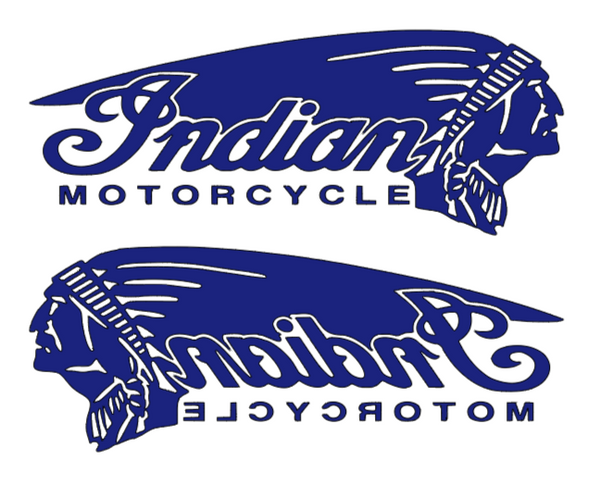 2x Indian Motorcycle Vinyl Sticker Decal 6" 8" 10" 12" 16" 20" 24" Colors Indian1