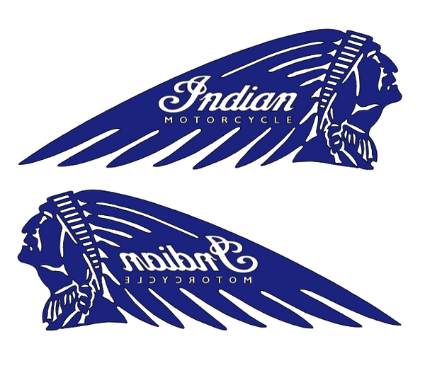 2x Indian Motorcycle Vinyl Sticker Decal 6" 8" 10" 12" 16" 20" 24" Colors Indian2