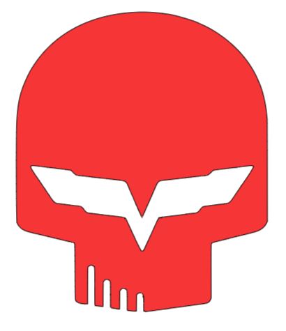 bad boy corvette jake logo in red