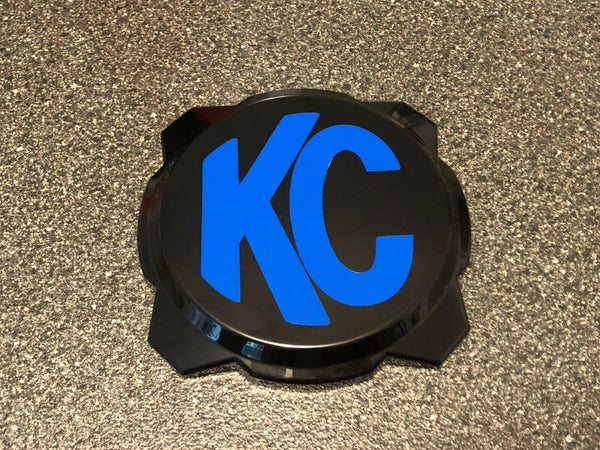 2x KC Hilites Logo Overlay Vinyl Decal Sticker 6" Pro PRO6 Gravity Light Cover