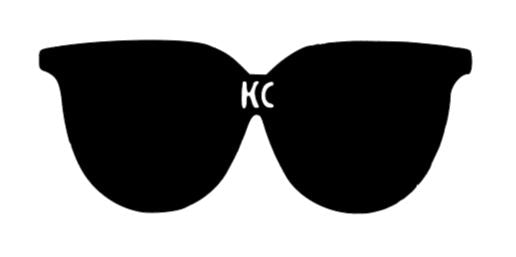 2x KC Hilites Sunglasses To Cool Daylighter Vinyl Decal Overlay Sticker 5200 5202 5205