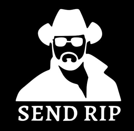 Send Rip / Is This Your Cooler? Die-Cut Vinyl Sticker - Made In USA