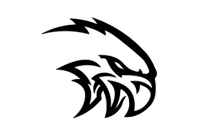 Trackhawk Track Hawk Logo Vinyl Sticker Decal 2" 4" 6" 8" 10" 12" Multiple Colors